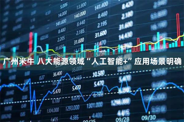 广州米牛 八大能源领域“人工智能+”应用场景明确