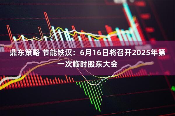 鼎东策略 节能铁汉：6月16日将召开2025年第一次临时股东大会