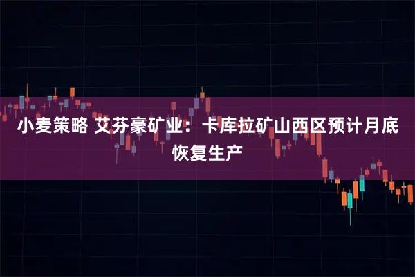 小麦策略 艾芬豪矿业：卡库拉矿山西区预计月底恢复生产